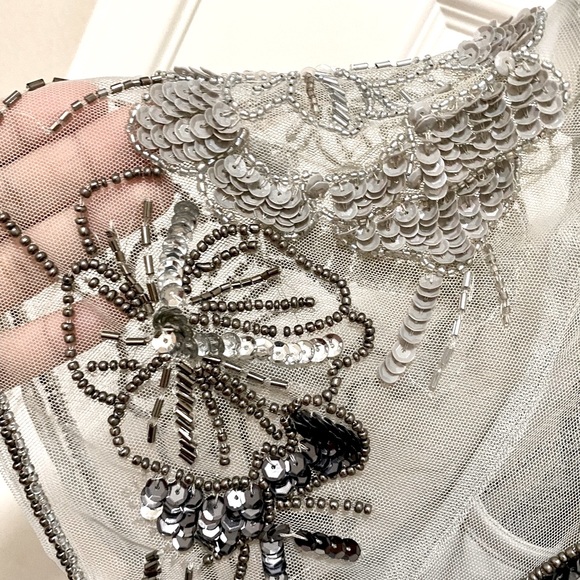 ASOS Formal beaded dress Size US14 - Picture 4 of 11